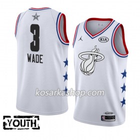Dres Miami Heat Dwyane Wade 3 2019 All-Star Jordan Brand Bijela Swingman - Dječji